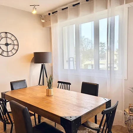 Grand T2 Industriel Lumineux & Calme - Proche Esa 公寓 昂热